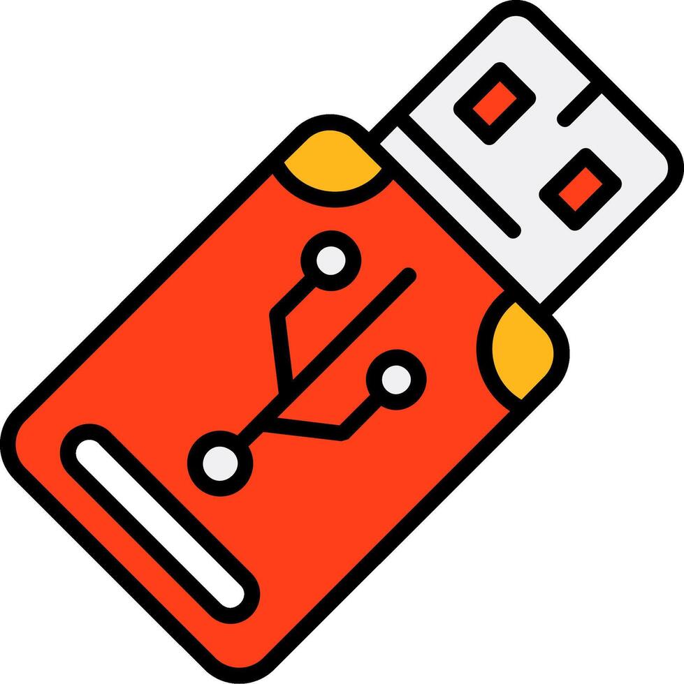 USB Icon Design vector