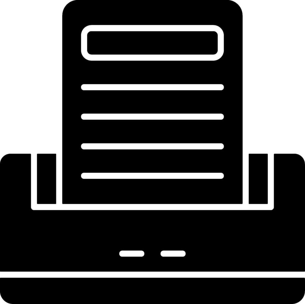 Print job Icon Design vector