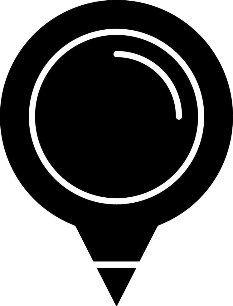 Pin Icon Design vector