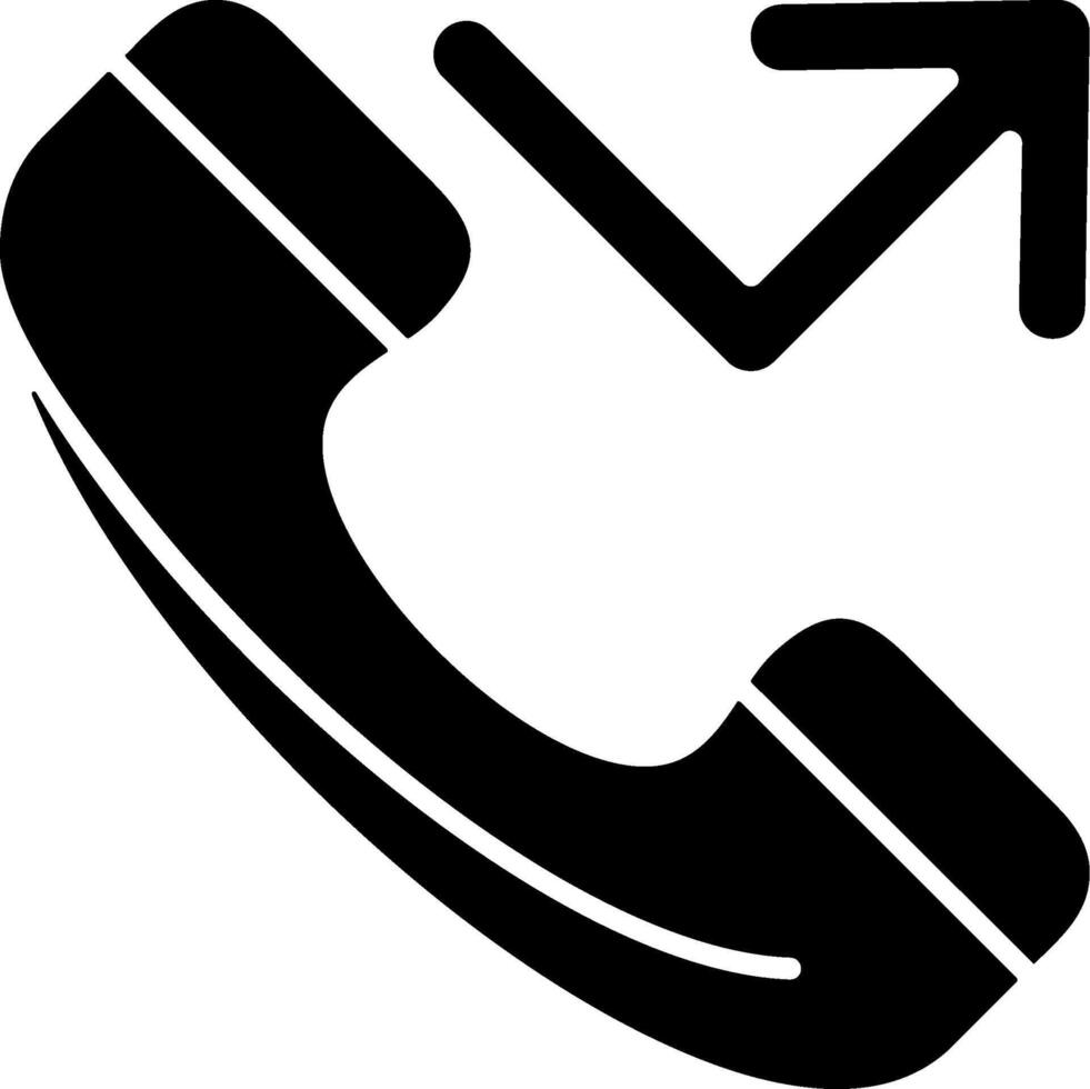 Missed call Icon Design vector