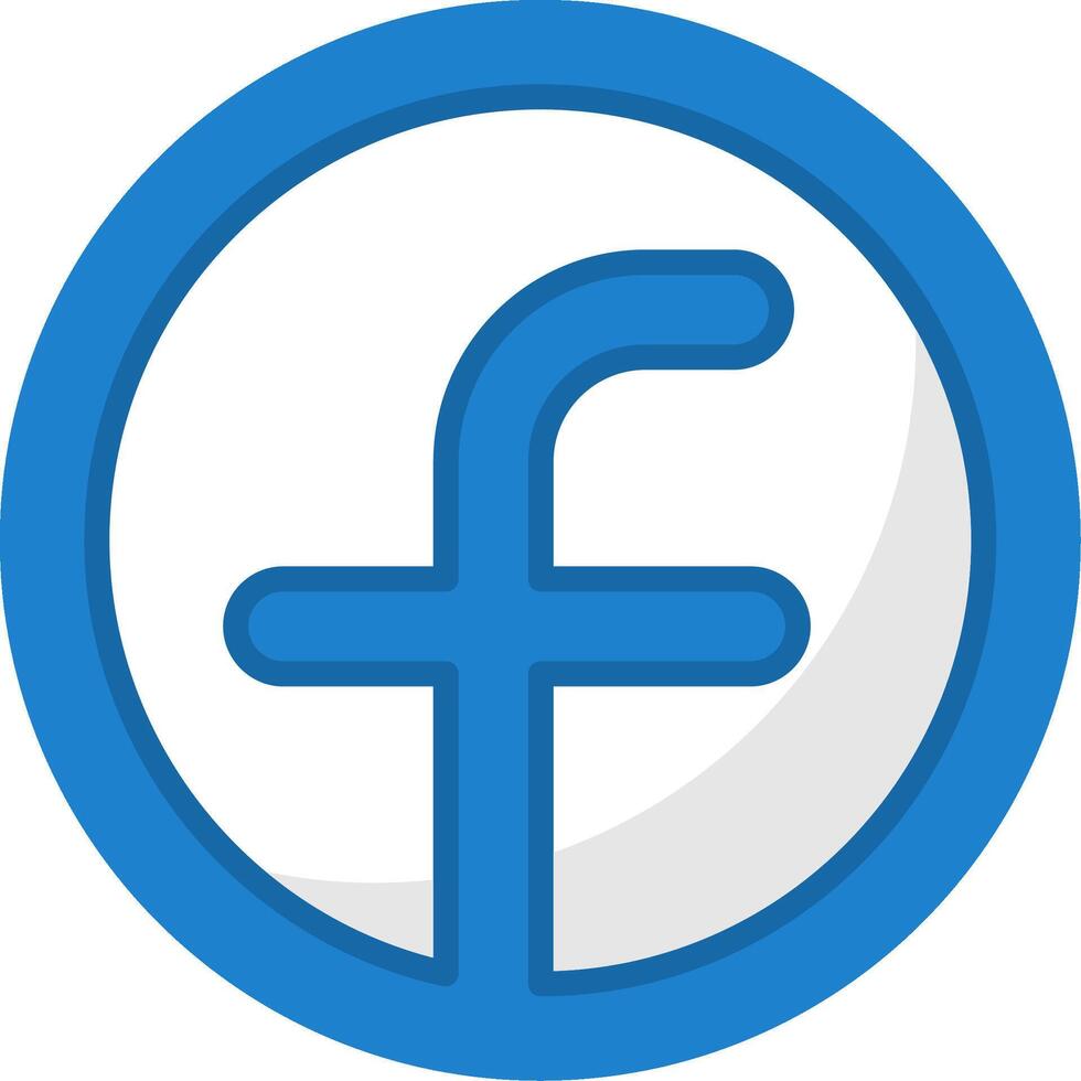 Facebook Icon Design vector
