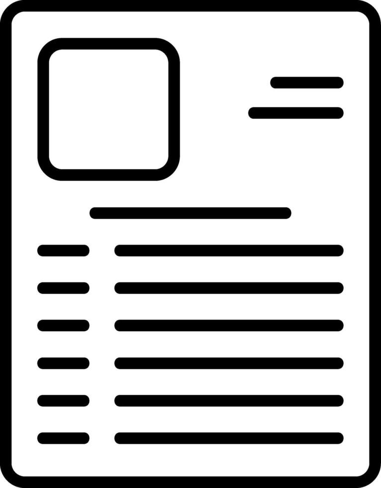 Job Application Form Icon Design vector