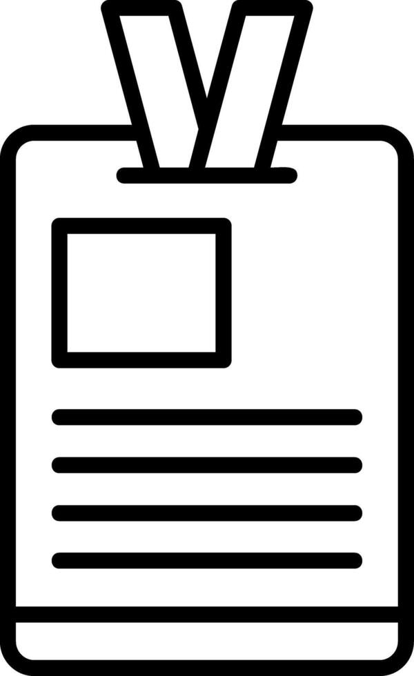 Employee Badge Icon Design vector