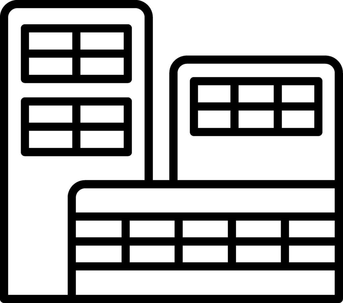 Office Building Icon Design vector