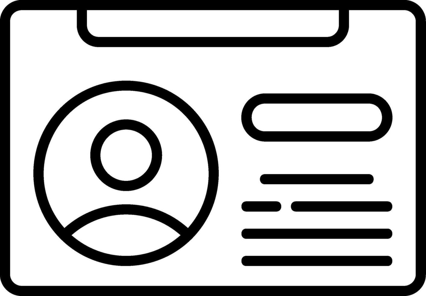 Union Membership Card Icon Design vector