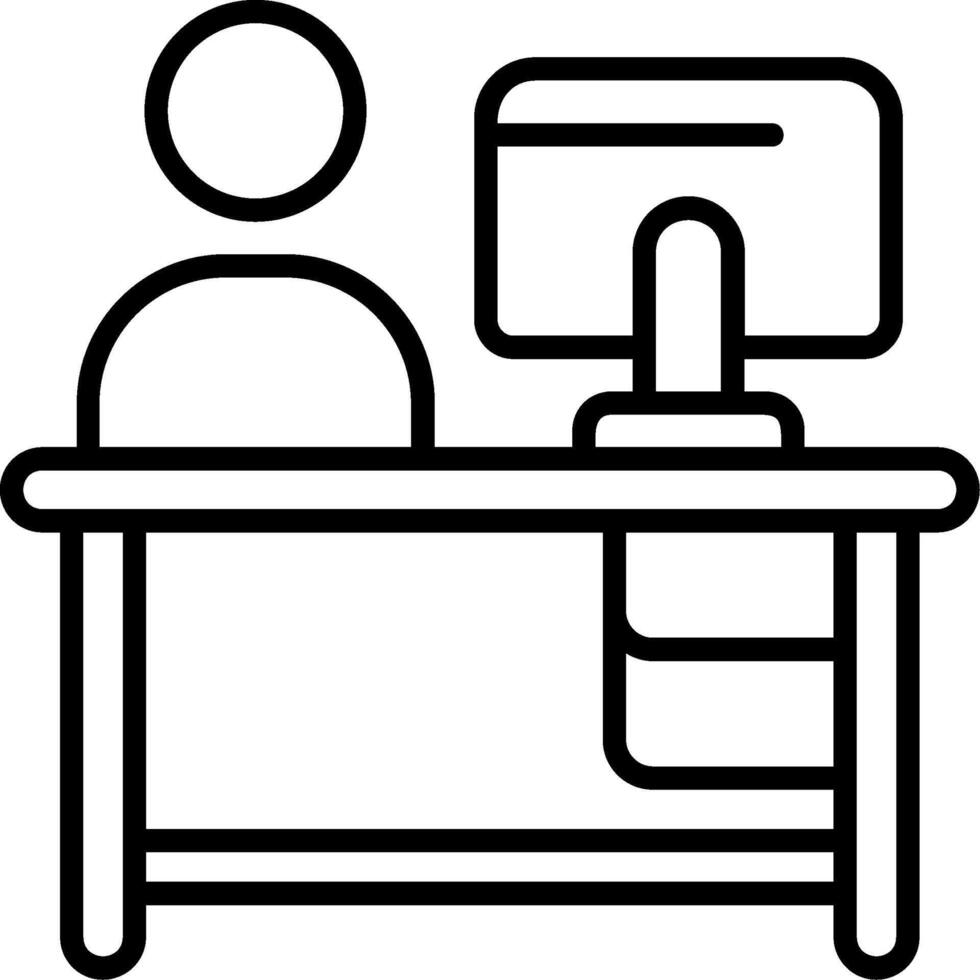 Employment Office Icon Design vector