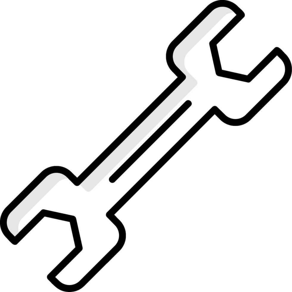 Wrench Icon Design vector