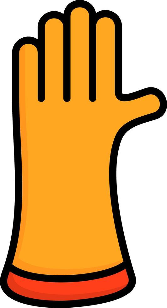 Workers Glove Icon Design vector