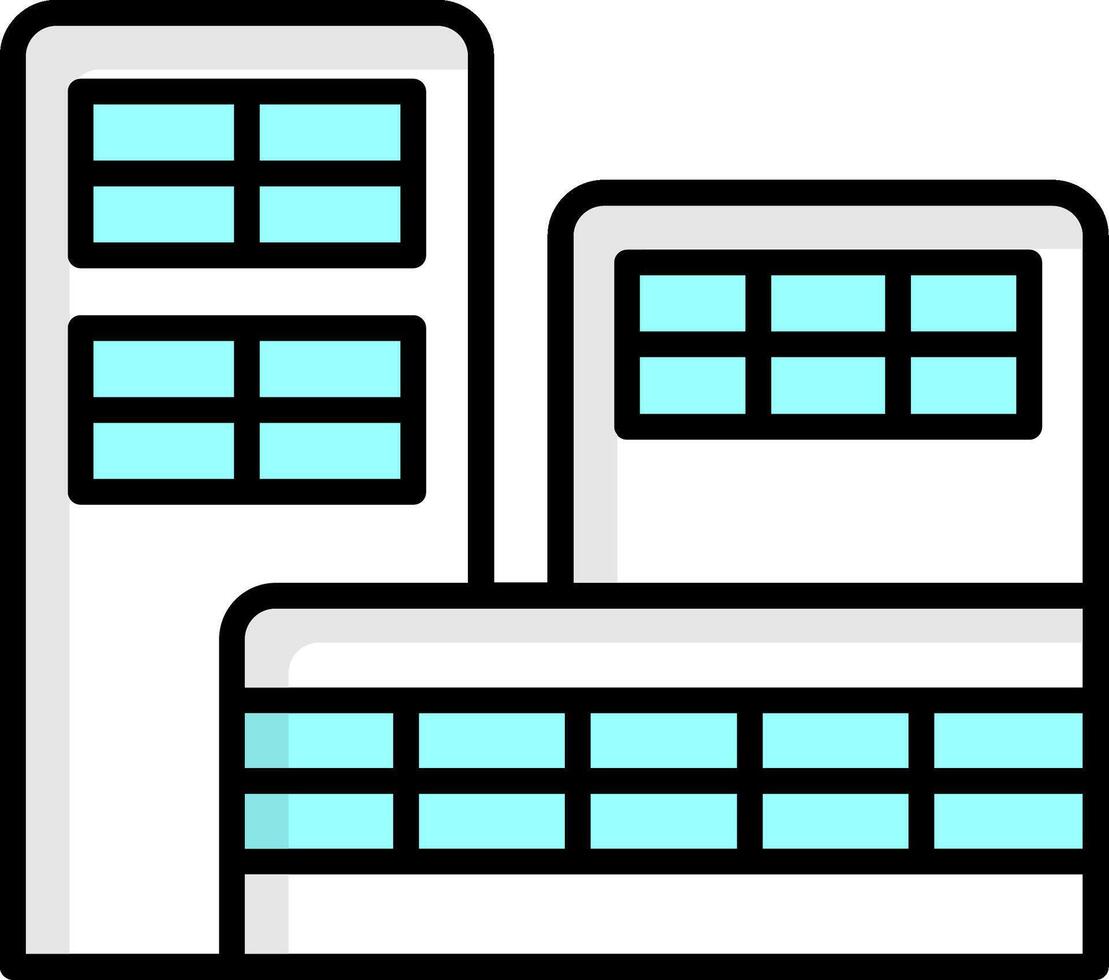 Office Building Icon Design vector
