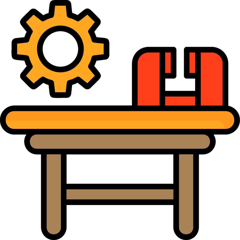 Workbench Icon Design vector