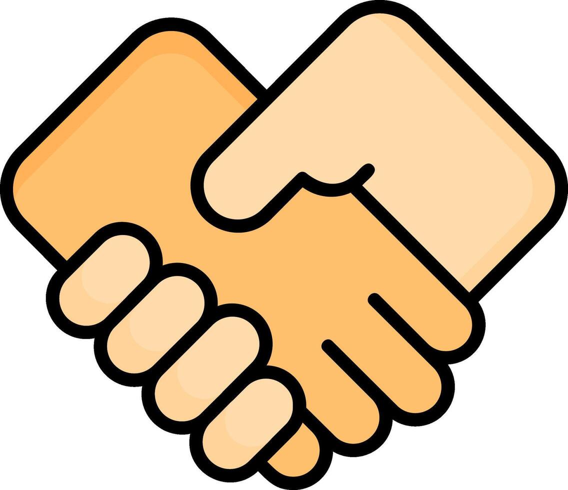 Handshake Icon Design vector