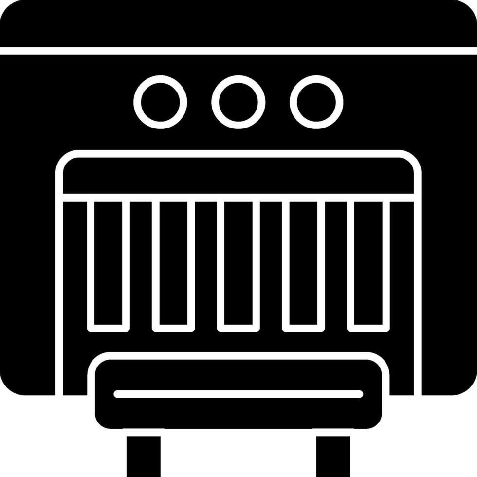 Industrial Machine Icon Design vector