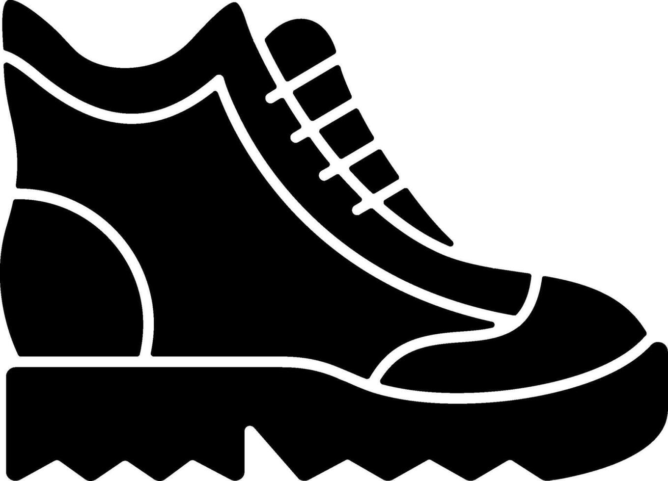 Work Boots Icon Design vector