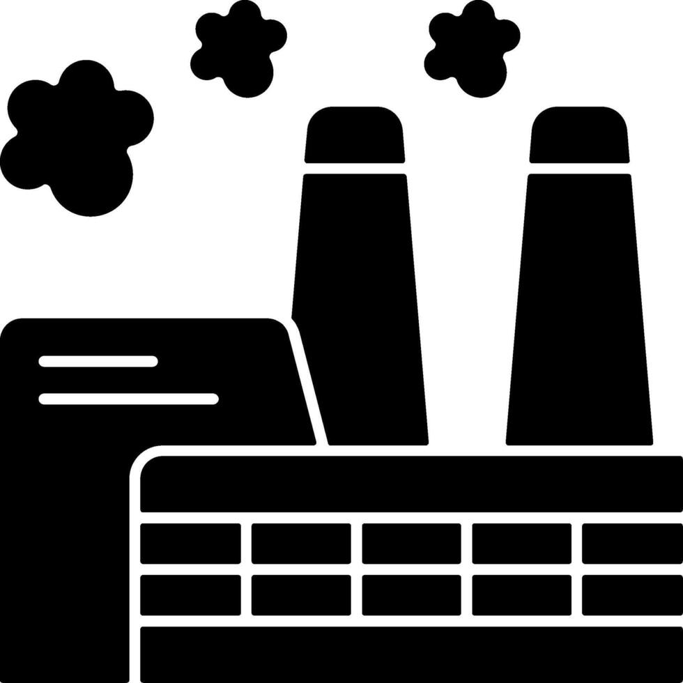 Factory Chimney Icon Design vector
