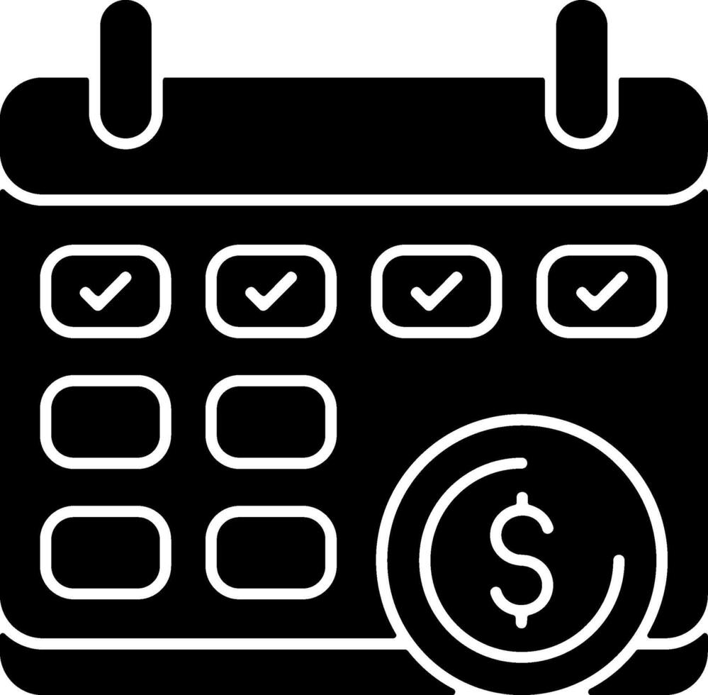 Paid Leave Icon Design vector