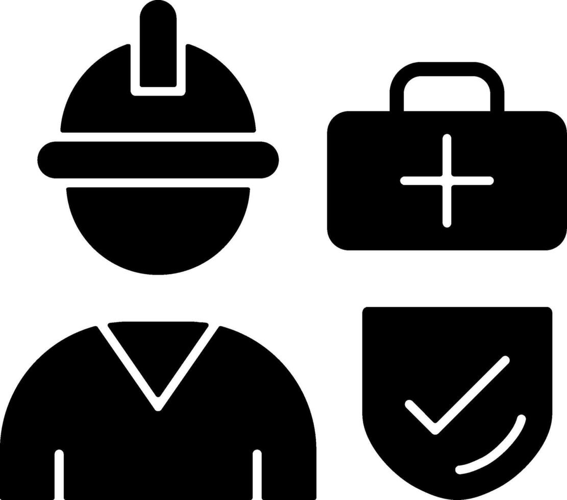 Occupational Health Icon Design vector