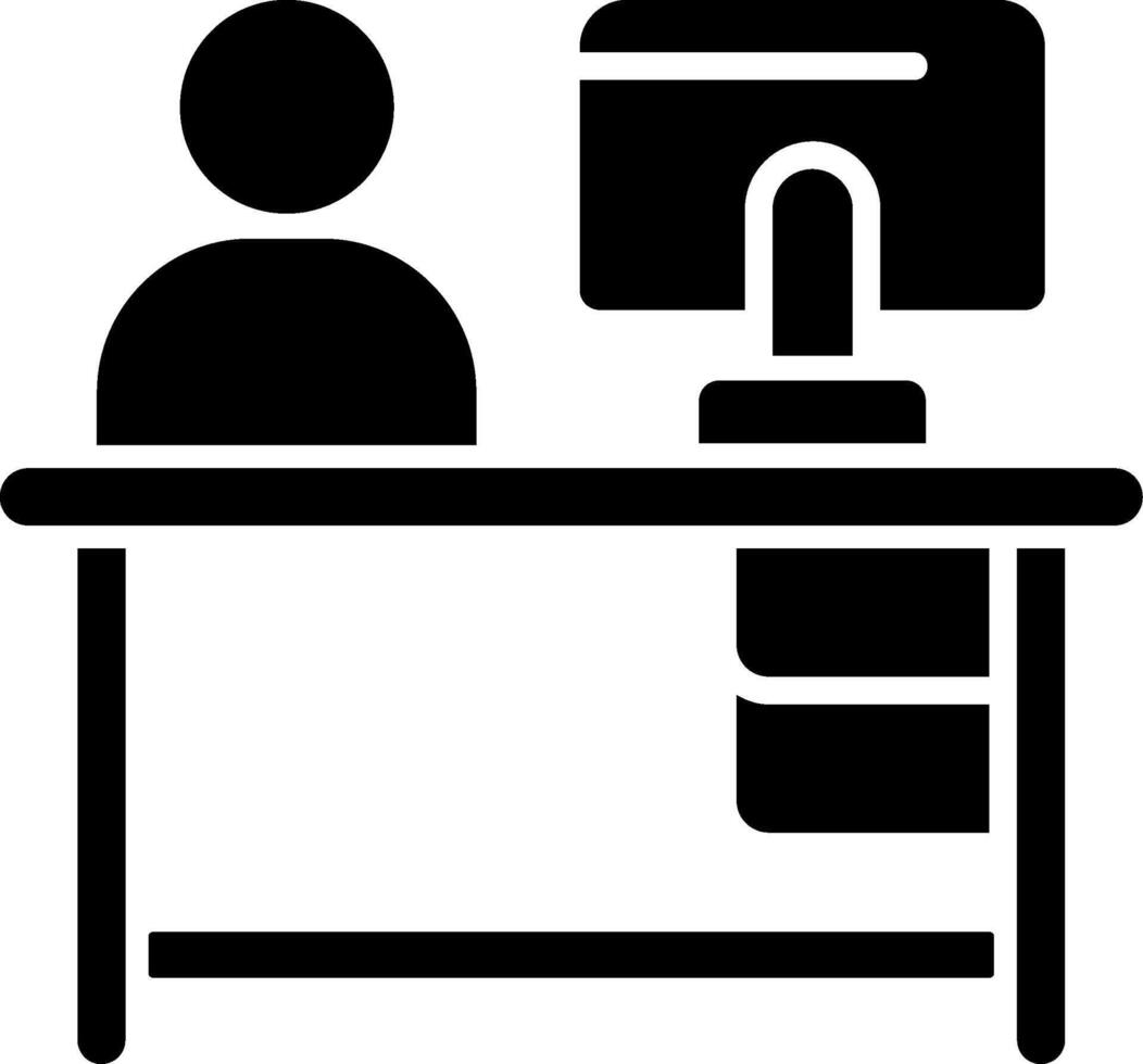 Employment Office Icon Design vector