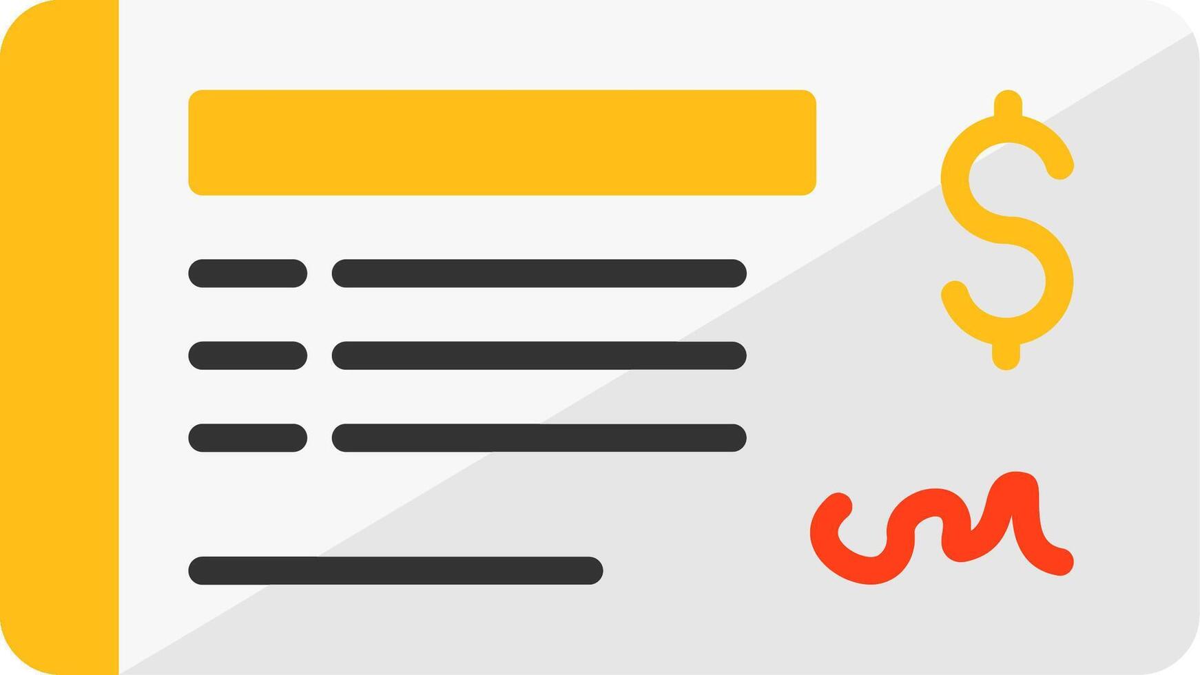 Paycheck Icon Design vector