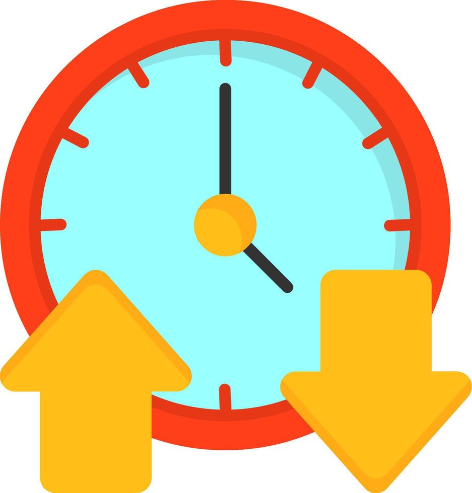 Clocking In Out Icon Design vector