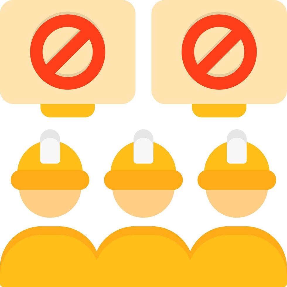 Workers March Icon Design vector