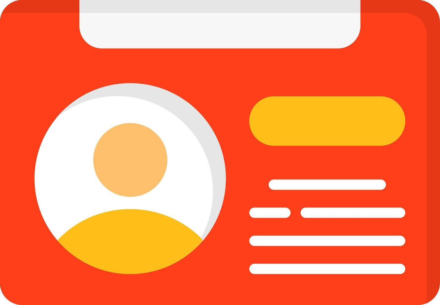 Union Membership Card Icon Design vector