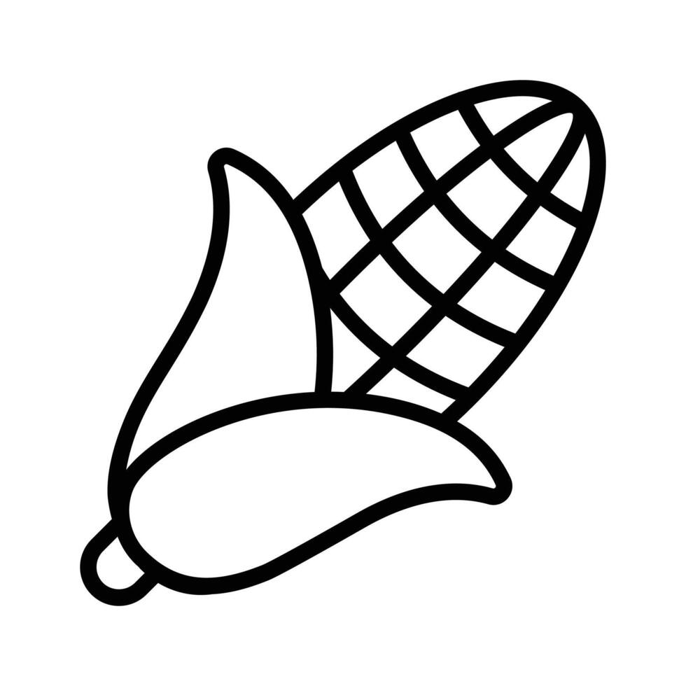 Beautiful icon of corn ready to use, healthy food vector