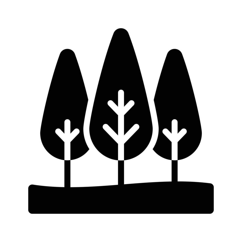 A cypress tree, providing greenery and shade to the garden vector