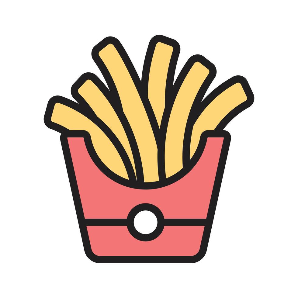 Ready to use icon great for highlighting favorite snacks and sides vector