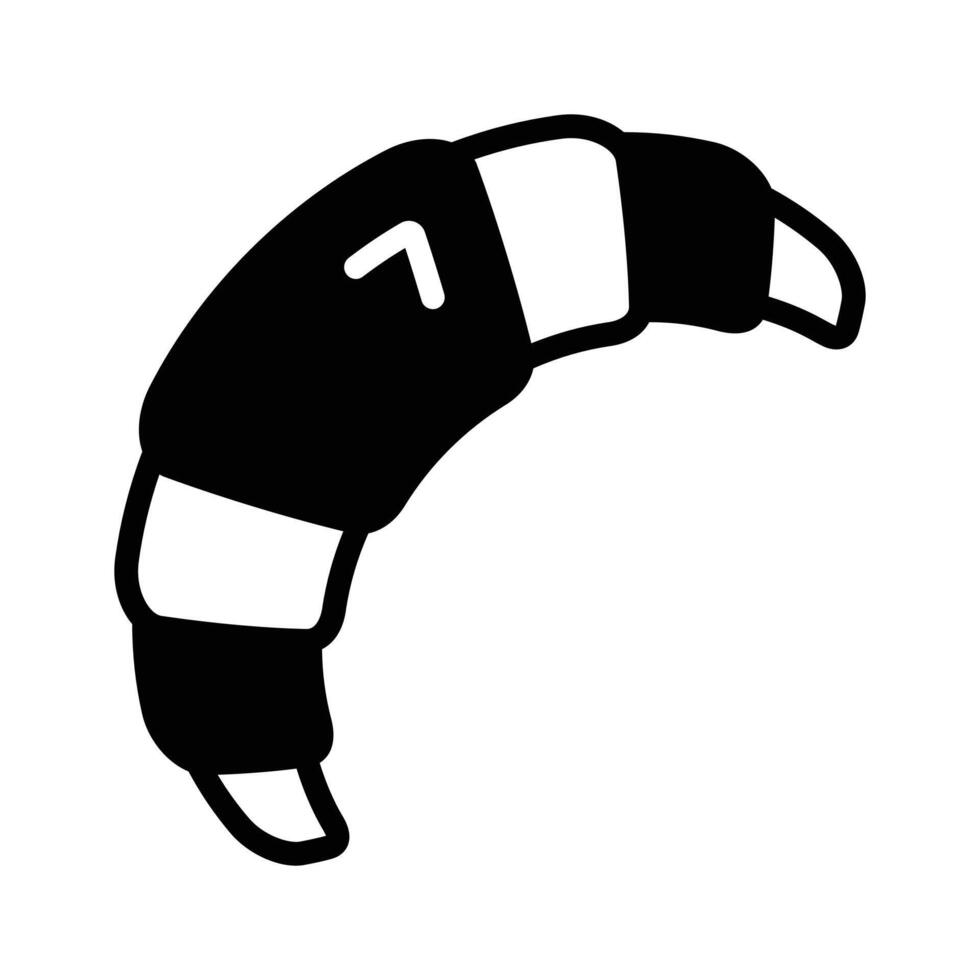 For bakery, breakfast and pastry designs use this croissant icon vector