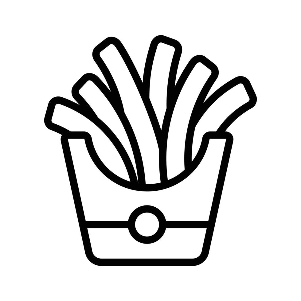 Ready to use icon great for highlighting favorite snacks and sides vector
