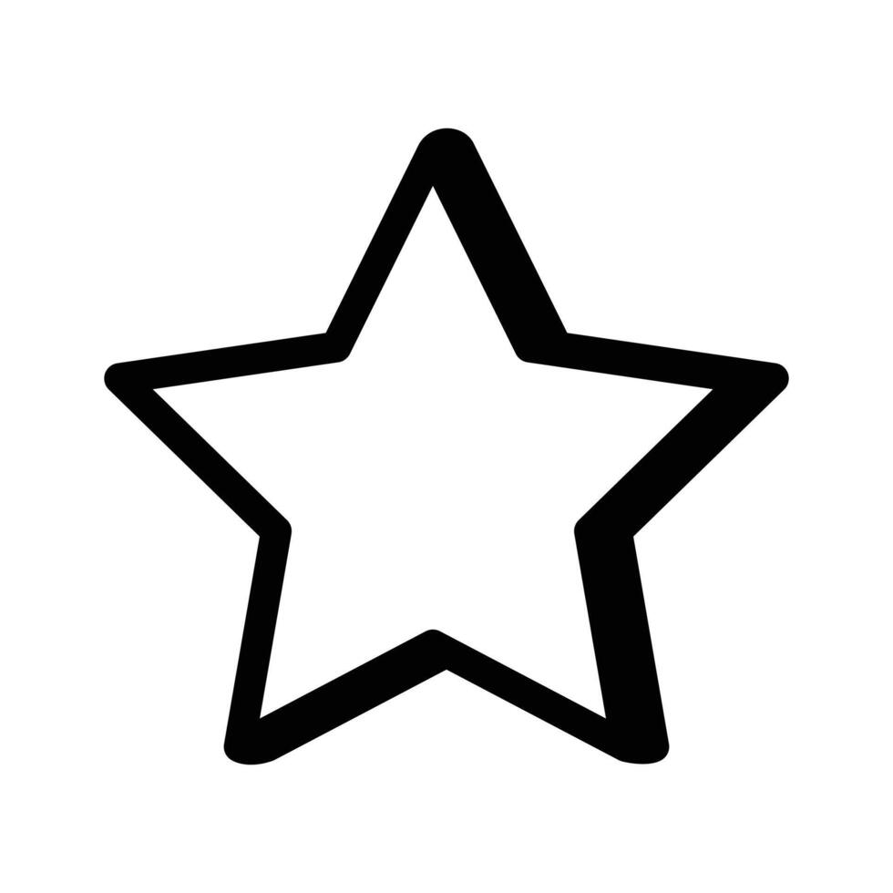 Get this amazing star design in trendy style vector