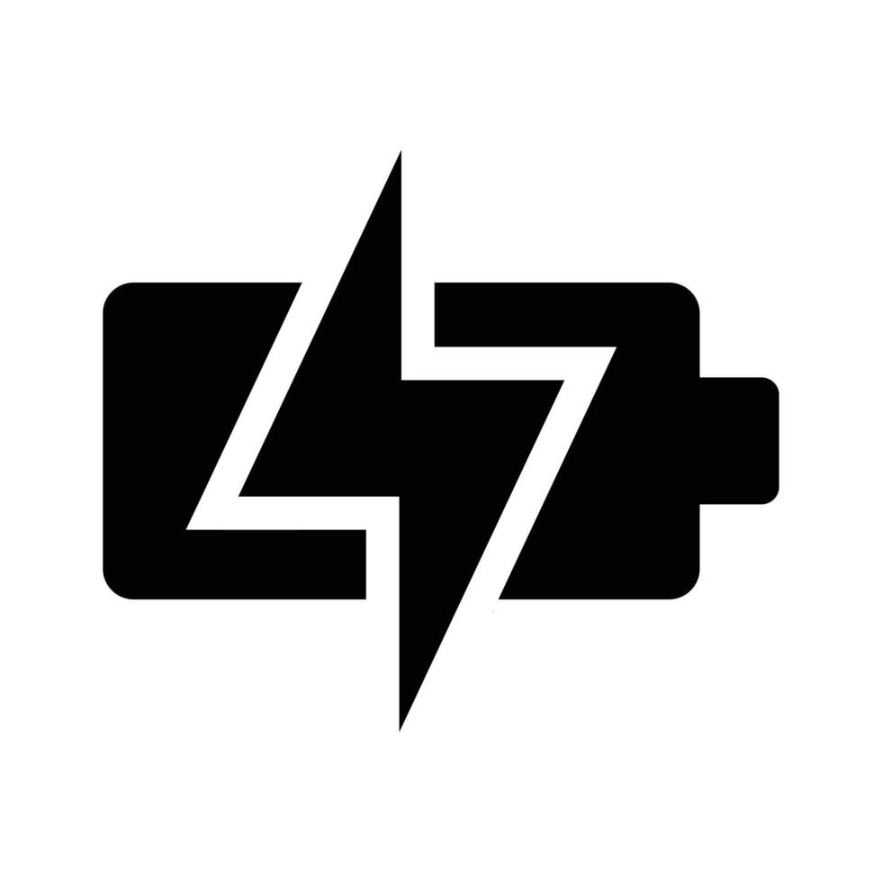 Charging battery icon design in trendy style vector