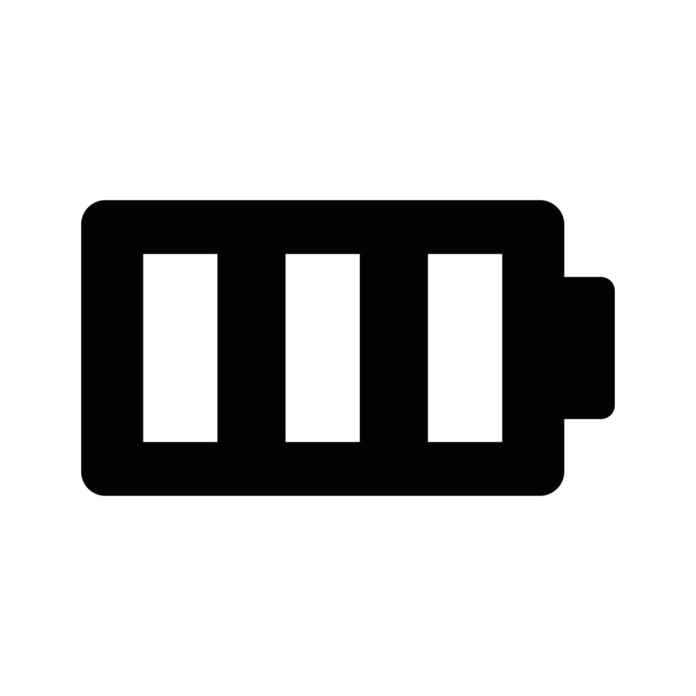 Pixel perfect icon of battery status in unique style, ready for premium use vector