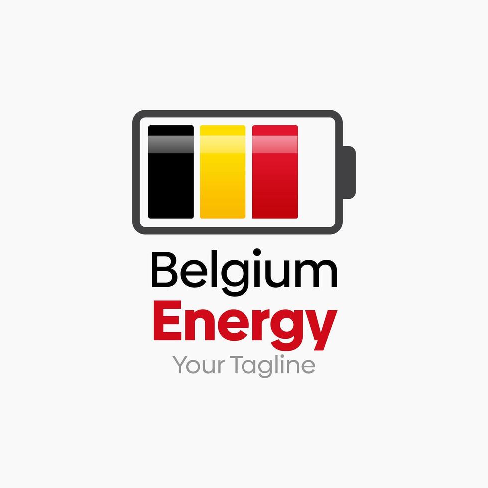 Belgium Energy Logo Design vector