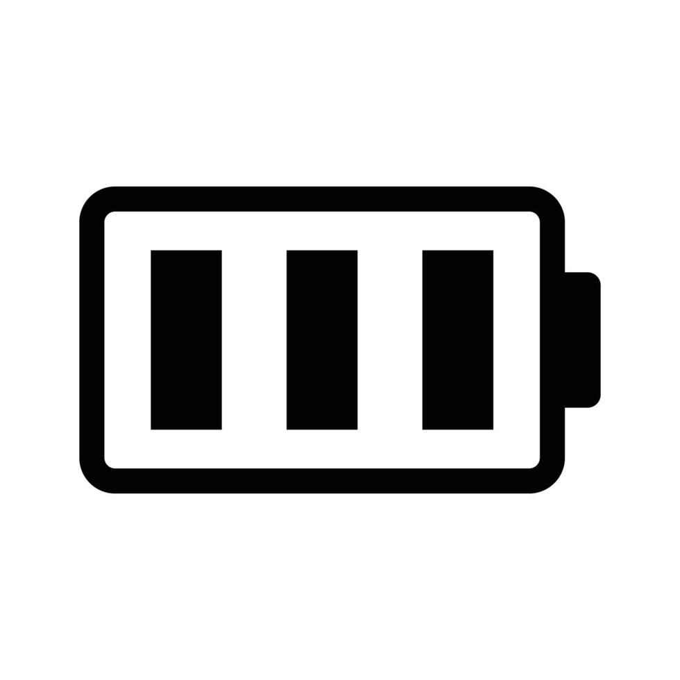 Pixel perfect icon of battery status in unique style, ready for premium use vector