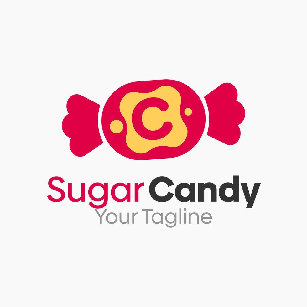 Sugar Candy Logo Design Template. Good for Business, Agency, Community and Organization vector