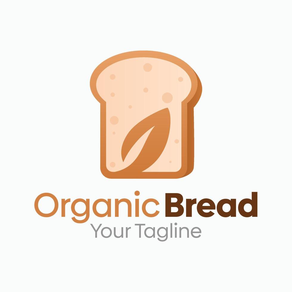 Organic Bread Logo Design Template. Good for Business, Agency, Community and Organization vector