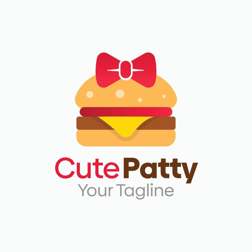 Cute Patty Logo Design Template. Good for Business, Agency, Community and Organization vector