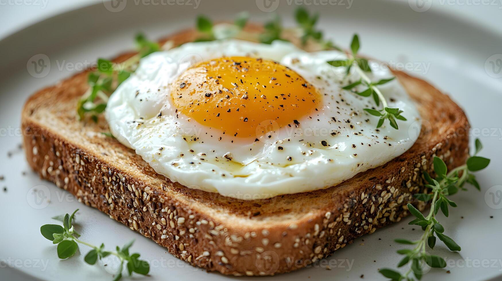 Healthy breakfast is very important because it keeps you energized all the day. This image can be used in advertisements or on social media to promote healthy and balanced diet in your daily life. photo