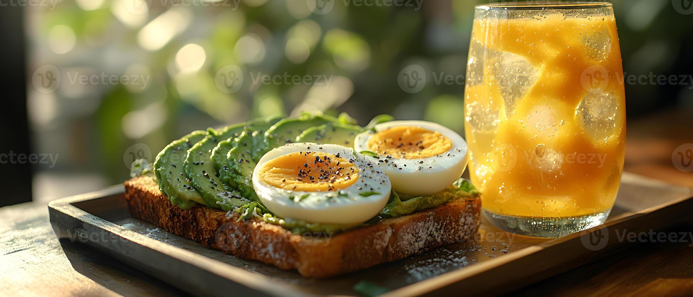 Healthy breakfast is very important because it keeps you energized all the day. This image can be used in advertisements or on social media to promote healthy and balanced diet in your daily life. photo