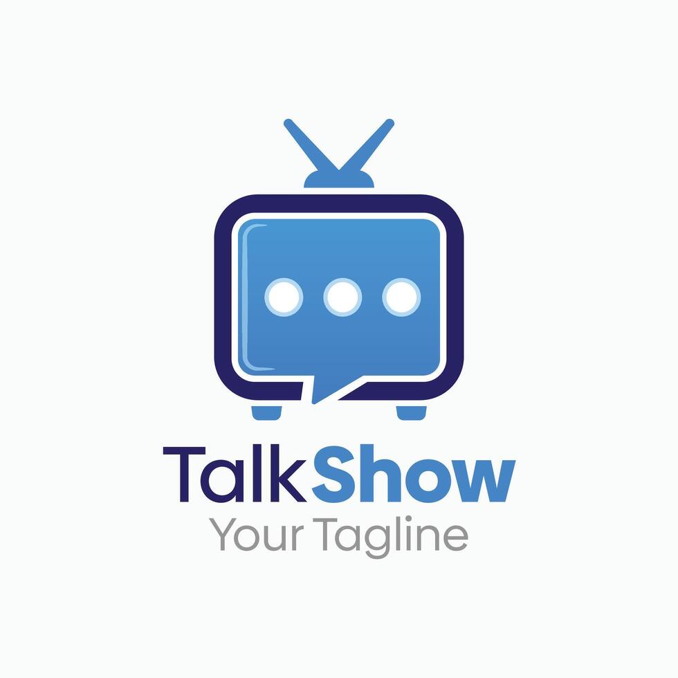 Talk Show Logo Design Template. Good for Business, Agency, Community and Organization vector