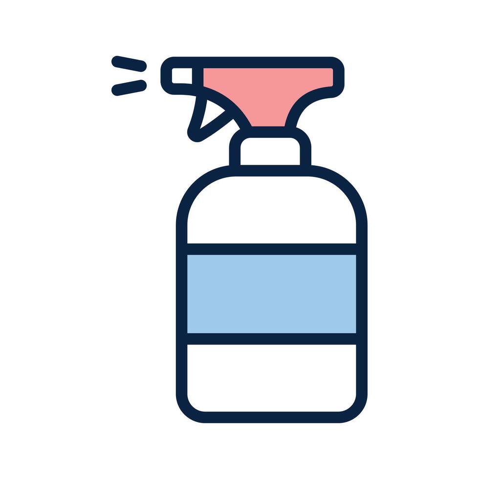 A spray bottle for misting plants and applying garden solutions vector