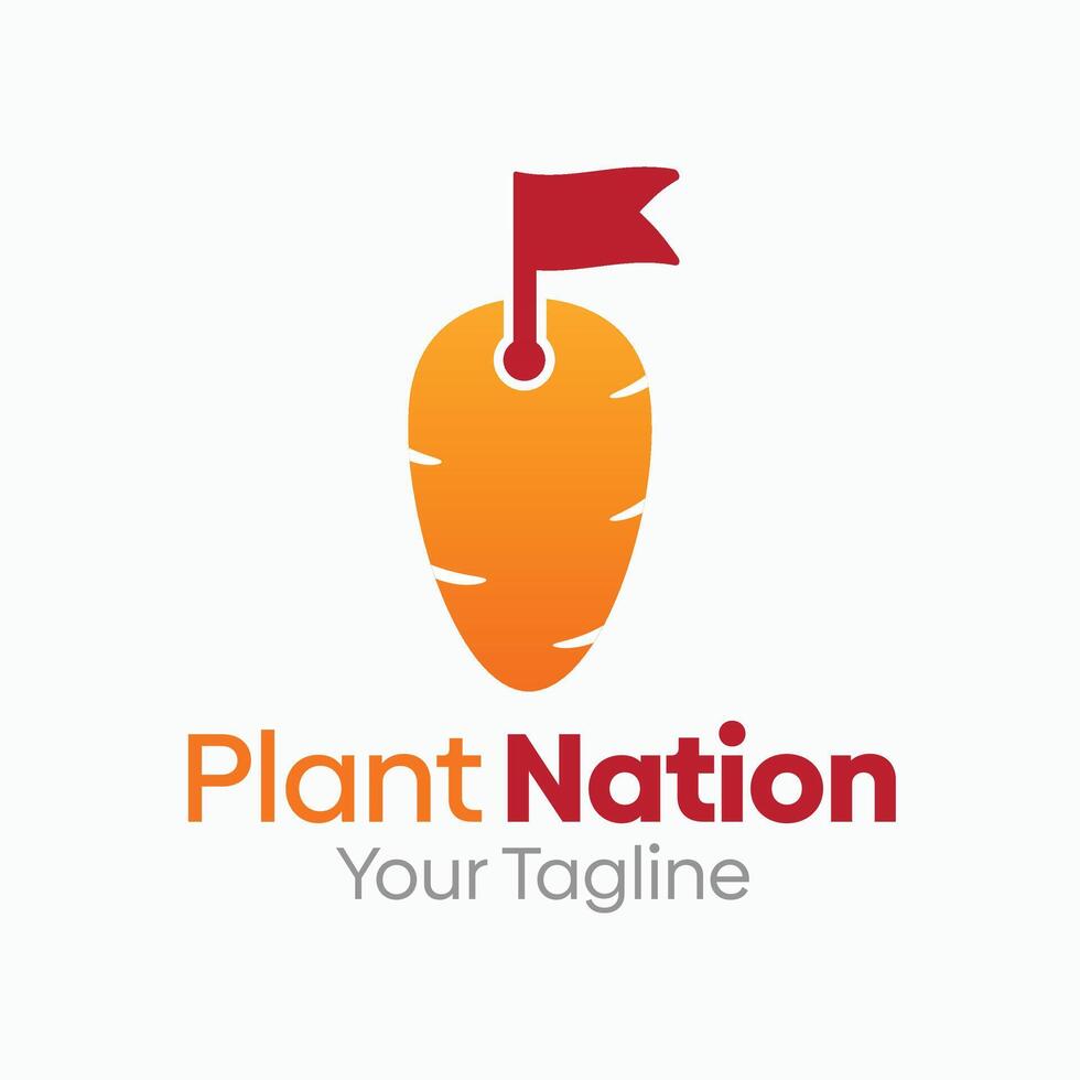 Plant Nation Logo Design Template. Good for Business, Agency, Community and Organization vector