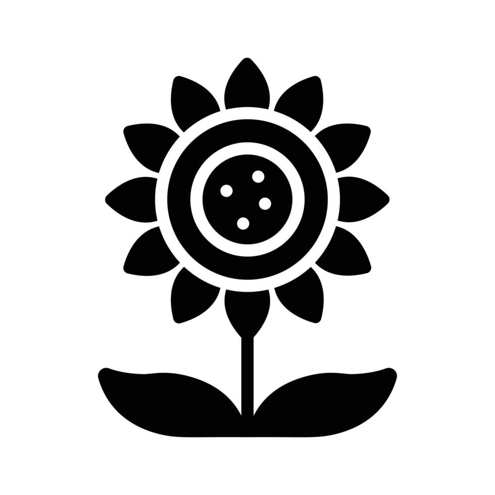 Beautifully designed icon of sunflower in editable style, easy to use icon vector