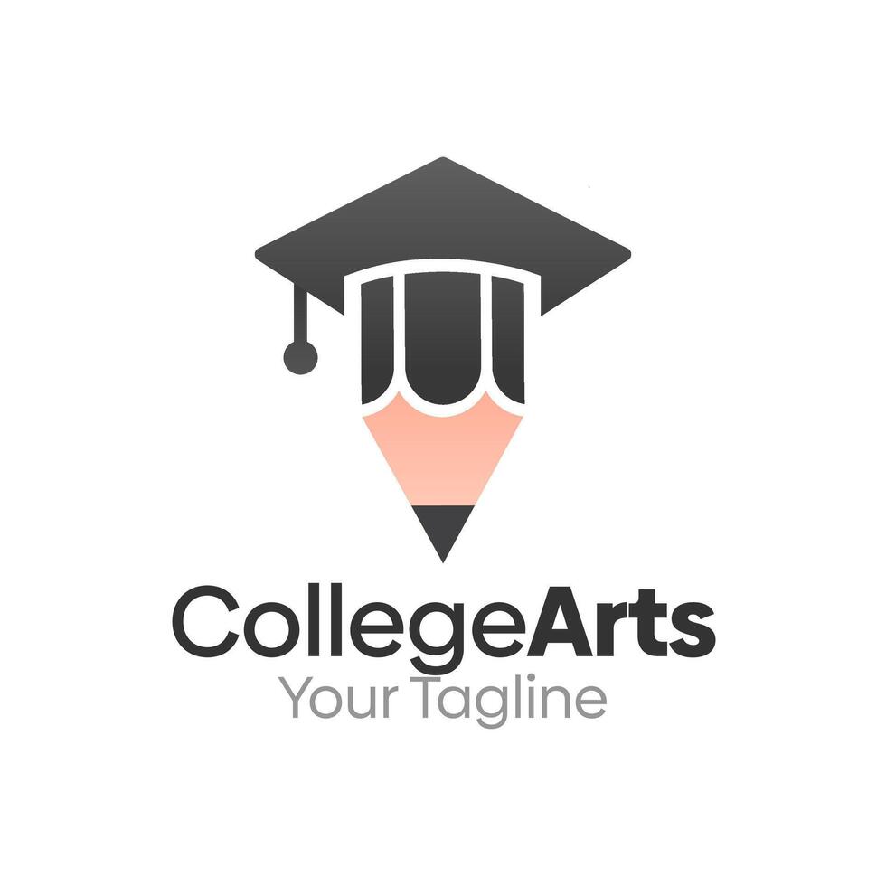 College Arts Logo Design Template. Good for Business, Agency, Community and Organization vector