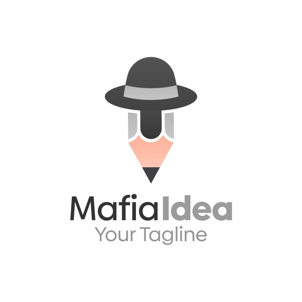 Mafia Idea Logo Design Template. Good for Business, Agency, Community and Organization vector