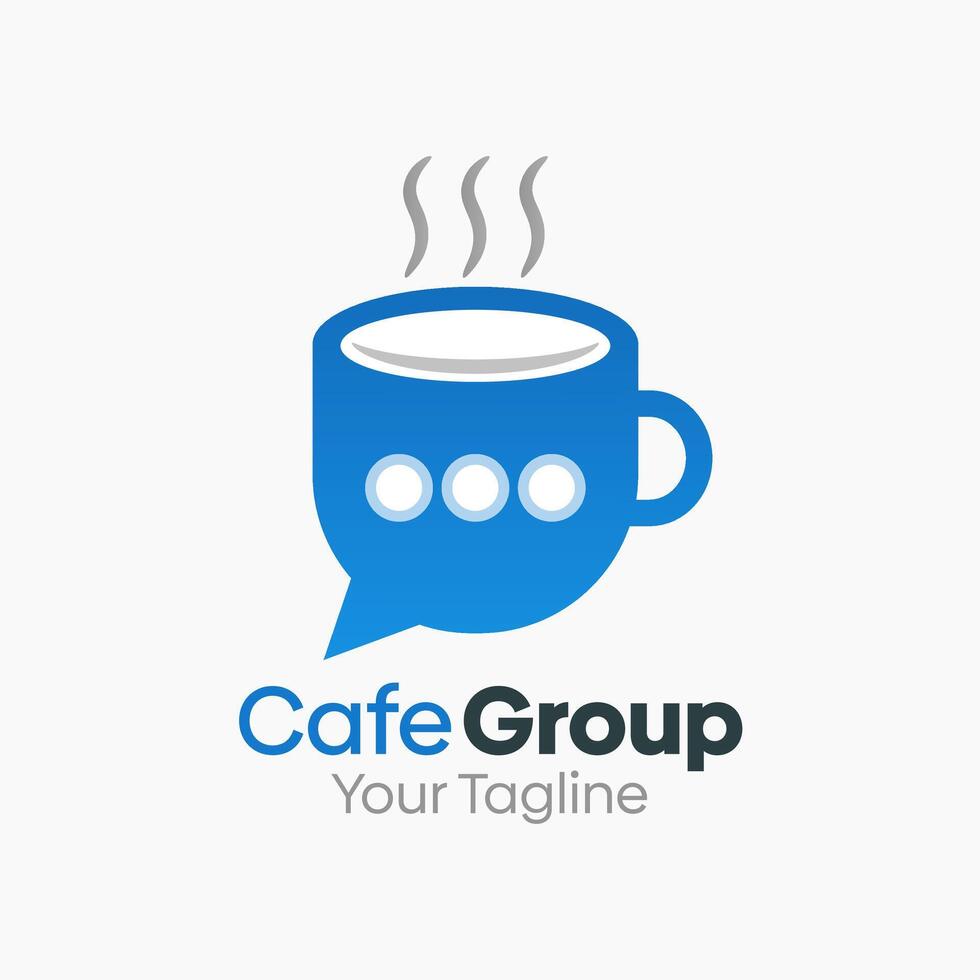 Cafe Group Logo Template Design. Good for Business, Start up, Agency, and Organization vector