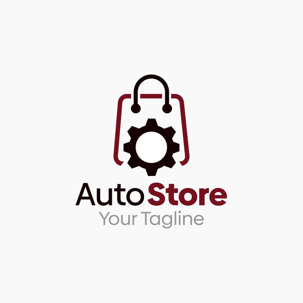 Auto Store Logo Template Design. Good for Business, Start up, Agency, and Organization vector
