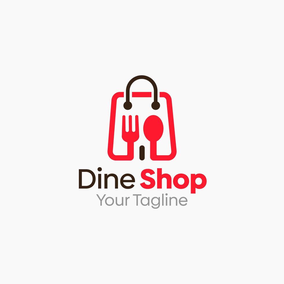 Dine Shop Logo Template Design. Good for Business, Start up, Agency, and Organization vector
