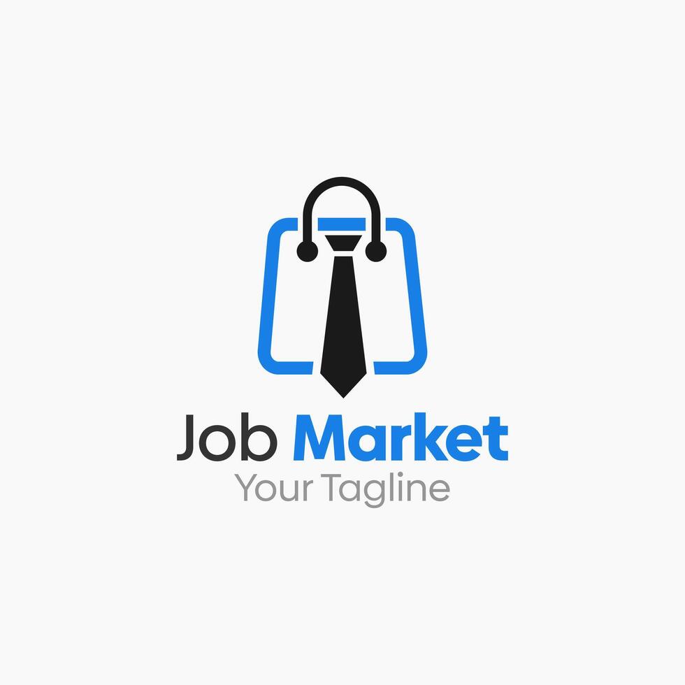 Job Market Logo Template Design. Good for Business, Start up, Agency, and Organization vector